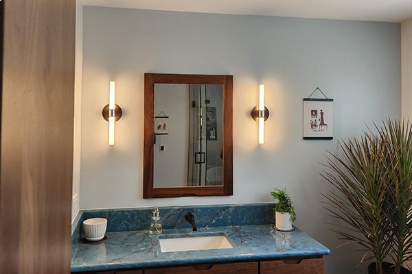 New Vanity Lighting Installation New Vanity Lighting Installation