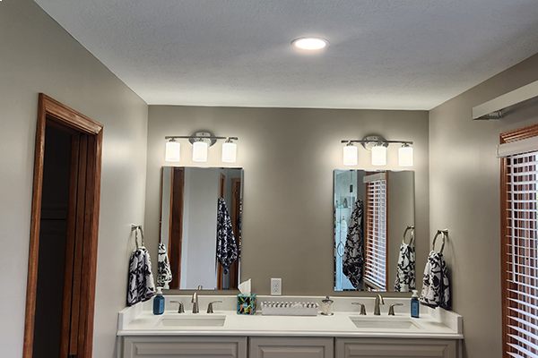 Vanity Lighting Installation